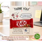 [Hommly Gift] 🎁 Appreciation Gift Card with Chocolate | Team Thank You Gift | Farewell Gift with Beige TY
