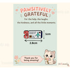 [Hommly Gift] 🎁  Customisable Thank You Gift – Mix & Match Card with Coffee, Chocolate, Candy, Badge or Star Keychain