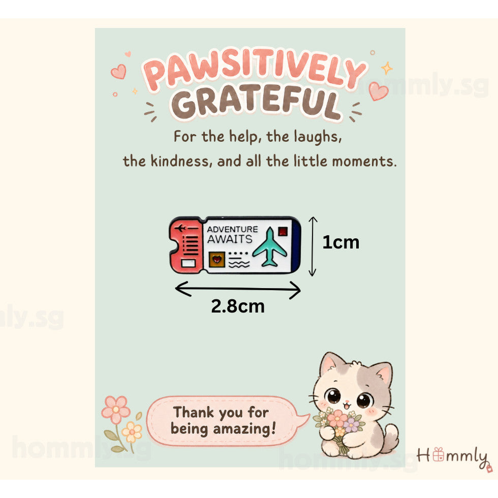 [Hommly Gift] 🎁  Customisable Thank You Gift – Mix & Match Card with Coffee, Chocolate, Candy, Badge or Star Keychain