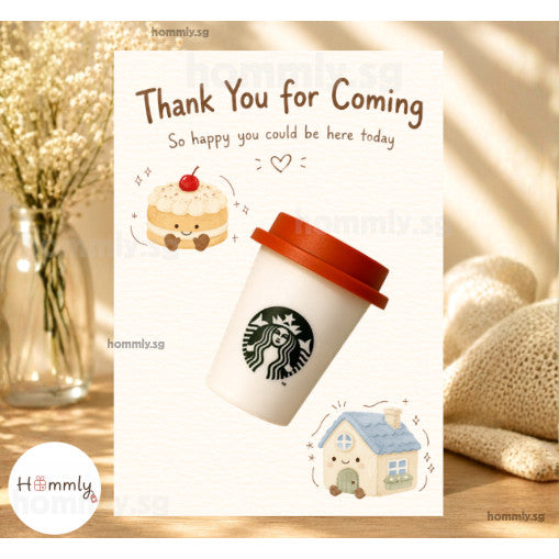 Thank You for Coming Gift Card Set – Starbucks Coffee