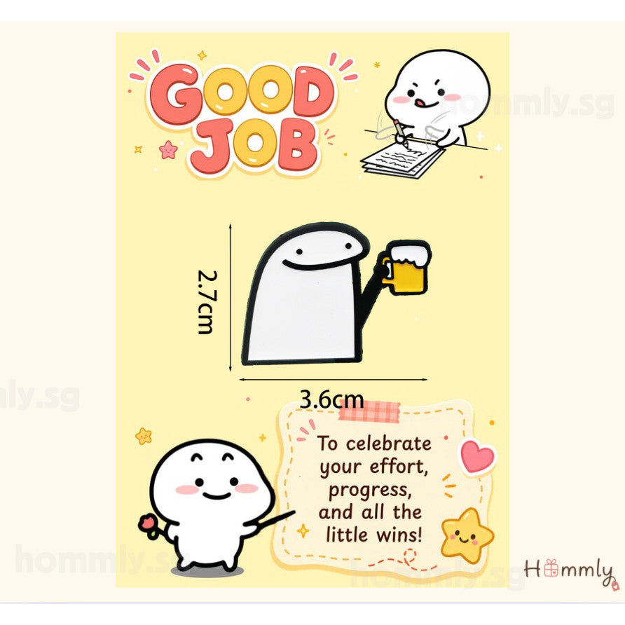 Good Job Student Reward Gift Card Set – Badge – Cheers