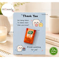 [Hommly Gift] 🎁 Appreciation Gift Card  (Blue TY) with Chocolate | Team Thank You Gift | Farewell Gift