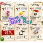 [Hommly Gift] 🎁 Appreciation Gift Card with Chocolate | Team Thank You Gift | Farewell Gift with Beige TY
