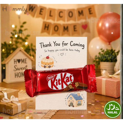 [Hommly SG Ready Stock] Appreciation Gift Card with Chocolate | Team Thank You Gift | Farewell Gift