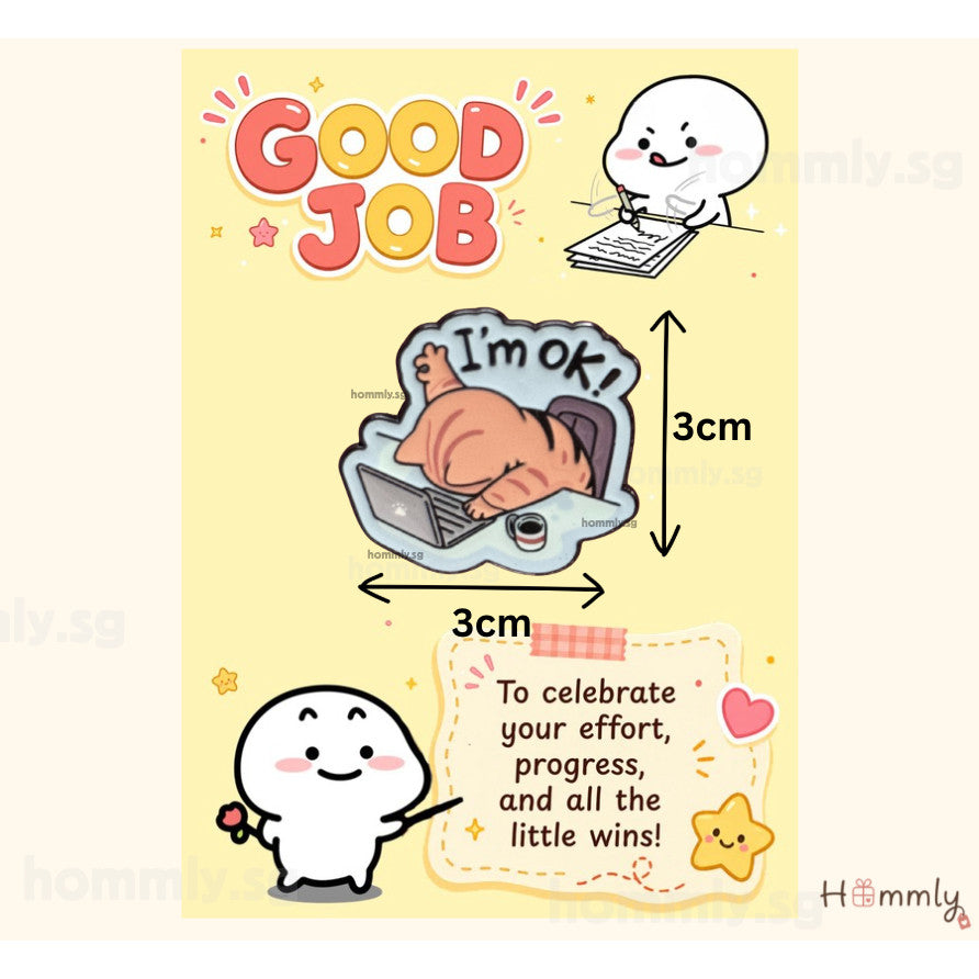 Good Job Student Reward Gift Card Set – Badge – OK