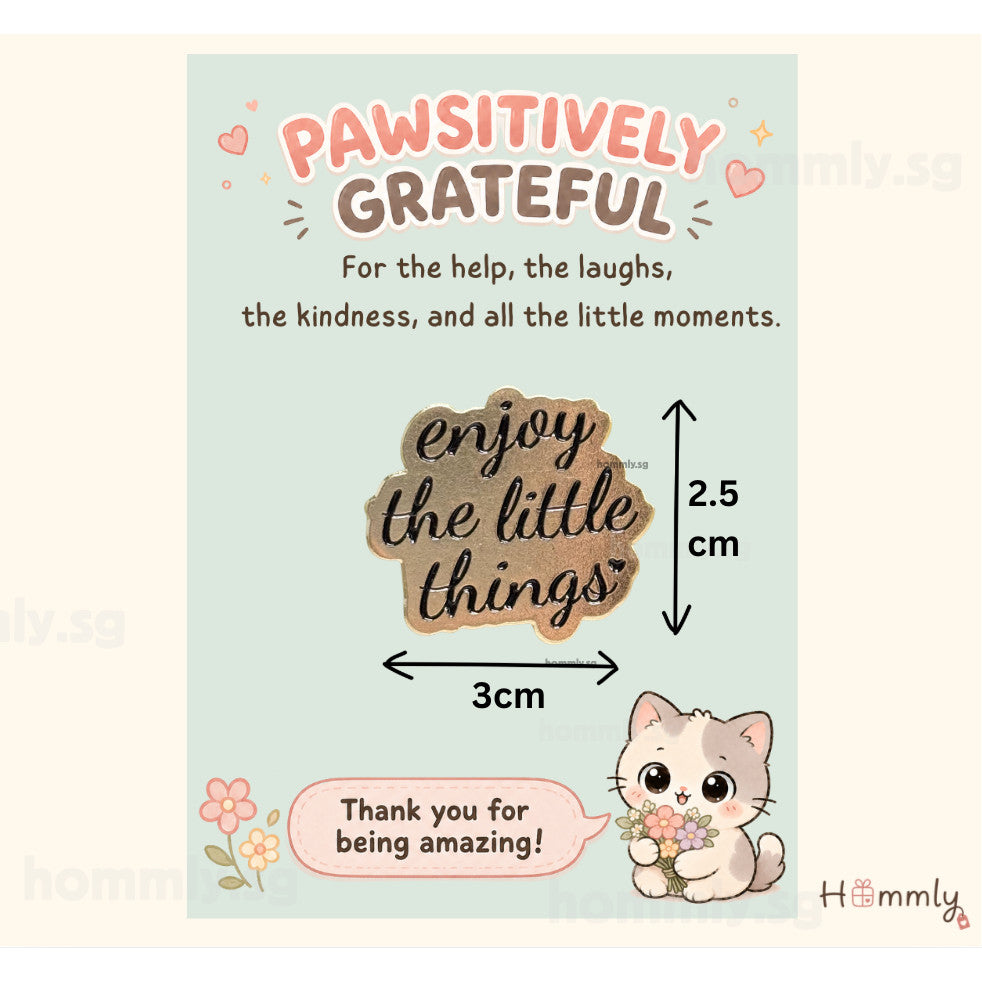 [Hommly Gift] 🎁  Customisable Thank You Gift – Mix & Match Card with Coffee, Chocolate, Candy, Badge or Star Keychain