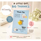 [Hommly Gift] 🎁 Graduation Gift Card with Treats & Badge | Congratulations Student Reward Gift | KitKat