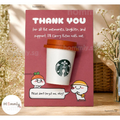 [Hommly SG Ready Stock] Farewell Gift Card with Chocolate | Halal Sweet (KitKat/TicTac(/Snickers) | Office Leaving Gift