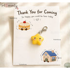 [Hommly Gift] 🎁 Housewarming & Wedding Door Gift Set – Cute Thank You Party Favour with Chocolates, Tic Tac, Badge