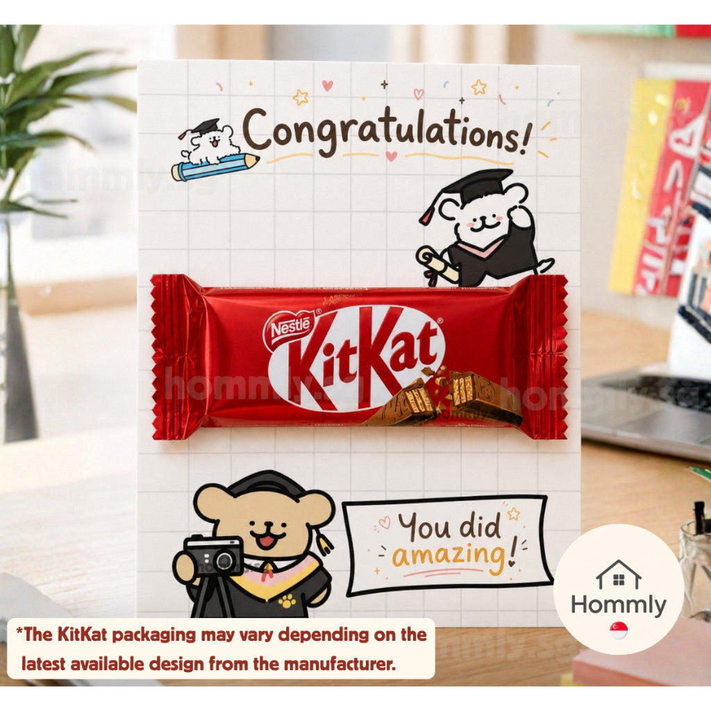 Graduation & Congratulations Gift Card Set – KitKat Chocolate