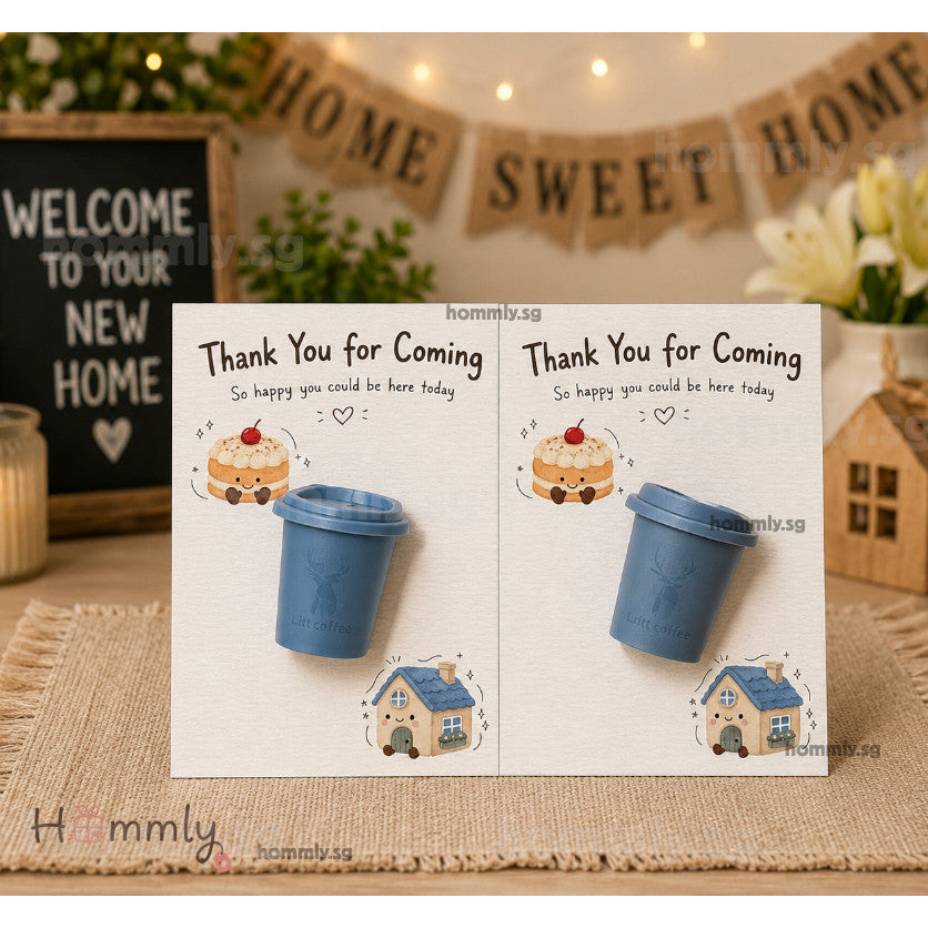 [Hommly Gift] 🎁 Housewarming & Wedding Door Gift Set – Cute Thank You Party Favour with Chocolates, Tic Tac, Badge