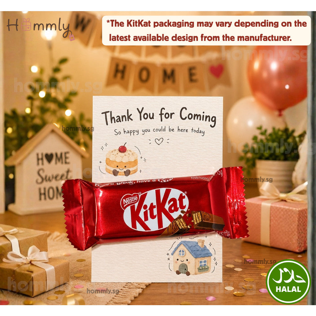 Thank You for Coming Gift Card Set – KitKat Chocolate