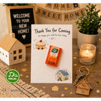[Hommly Gift] 🎁 Housewarming & Wedding Door Gift Set – Cute Thank You Party Favour with Chocolates, Tic Tac, Badge