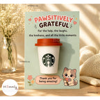 [Hommly Gift] 🎁  Customisable Thank You Gift – Mix & Match Card with Coffee, Chocolate, Candy, Badge or Star Keychain