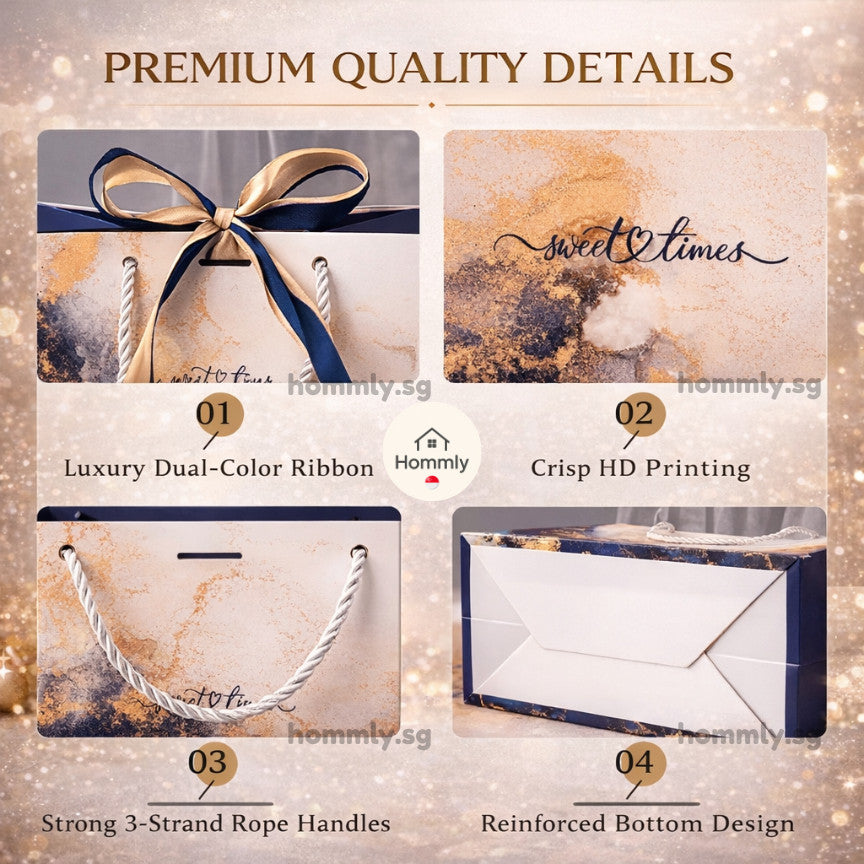[Hommly SG Ready Stock CHEAPEST] Premium gift bag/Christmas bag/Birthday Party Goodie Bag Paper Bags for CNY