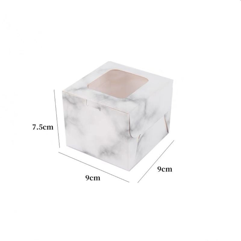[Hommly SG Instock] 1/2/4/6/8/12/24 Cavities Window Cupcake Box/Muffin Box/Cake Box/Cupcake Liner