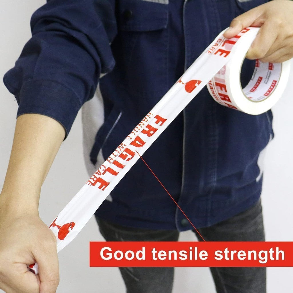 [Hommly SG Instock] 150M | Fragile Tape | Adhesive Tape | OPP Tape | Fragile Sticker | Packing Tape | Packaging Tap