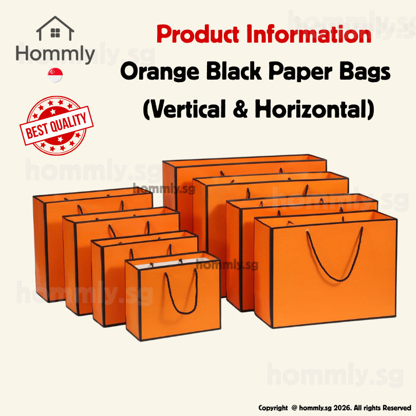 [Hommly SG Instock] Premium Kraft Paper Bag | Brown Paper Bag | Gift Paper bag | Gift Bag for Present | CNY Gift Bags