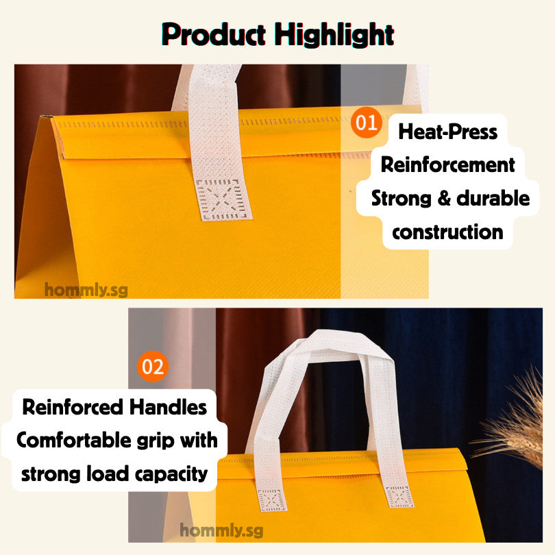 [Hommly SG Instock] Aluminum foil bag | Insulated Bag | Thermal Bag | Food Delivery Bag | Cooler bag for Frozen Food