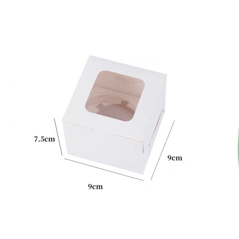 [Hommly SG Instock] 1/2/4/6/8/12/24 Cavities Window Cupcake Box/Muffin Box/Cake Box/Cupcake Liner
