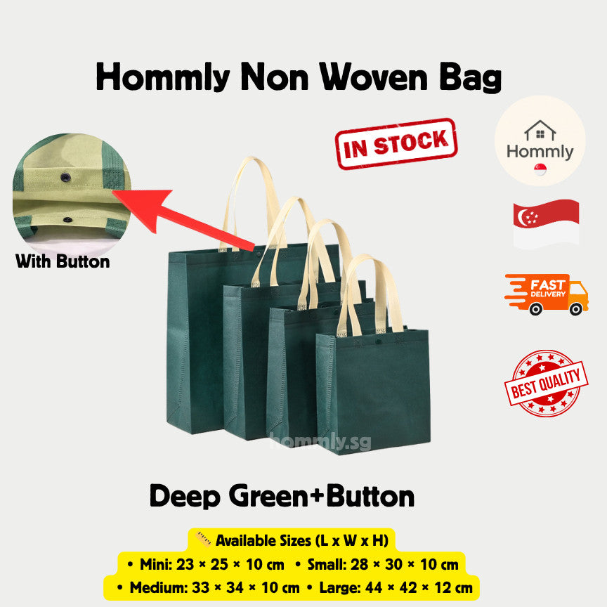 [Hommly SG Instock] Non Woven Bag Recycling Bag Gift Bag CNY Chinese new year not Paper bag Reusable Shopping Bag Door