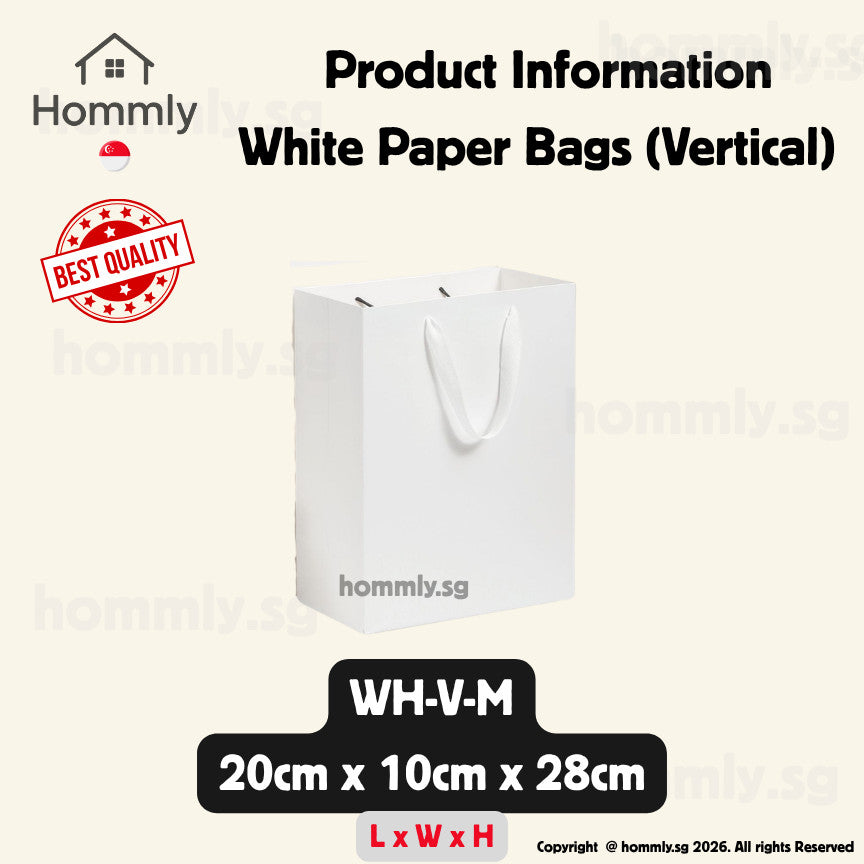 [Hommly SG Instock] Premium Kraft Paper Bag | Brown Paper Bag | Gift Paper bag | Gift Bag for Present | CNY Gift Bags