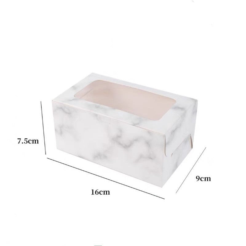 [Hommly SG Instock] 1/2/4/6/8/12/24 Cavities Window Cupcake Box/Muffin Box/Cake Box/Cupcake Liner