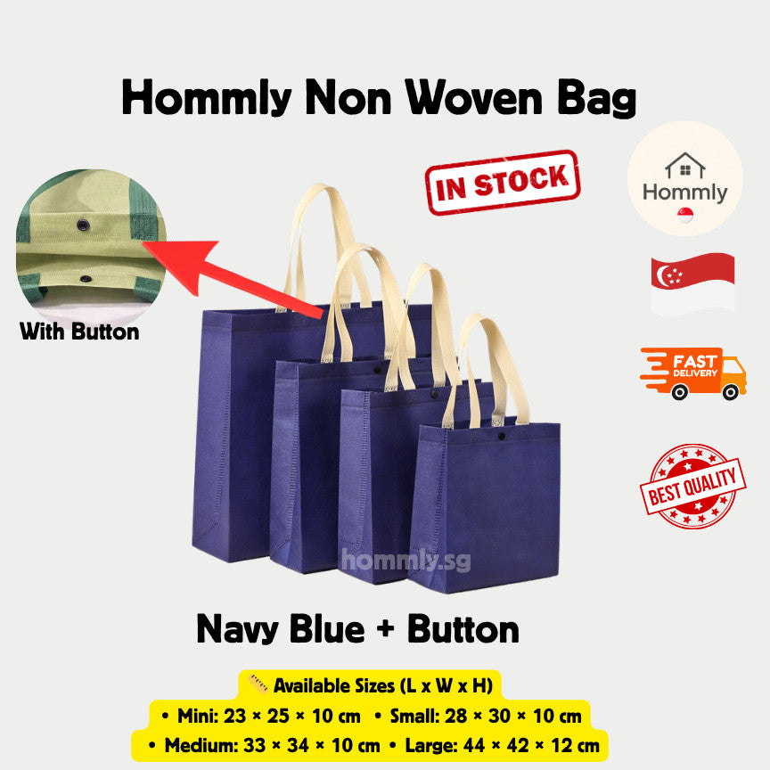 [Hommly SG Instock] Non Woven Bag Recycling Bag Gift Bag CNY Chinese new year not Paper bag Reusable Shopping Bag Door