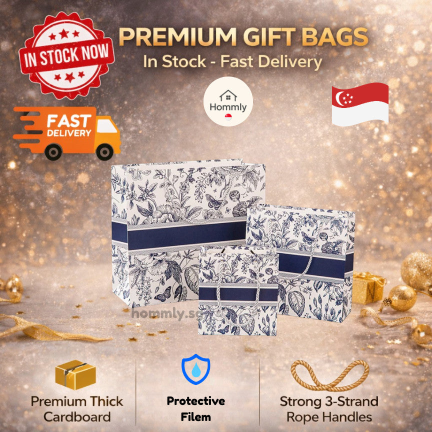 [Hommly SG Ready Stock CHEAPEST] Premium gift bag/Christmas bag/Birthday Party Goodie Bag Paper Bags for CNY