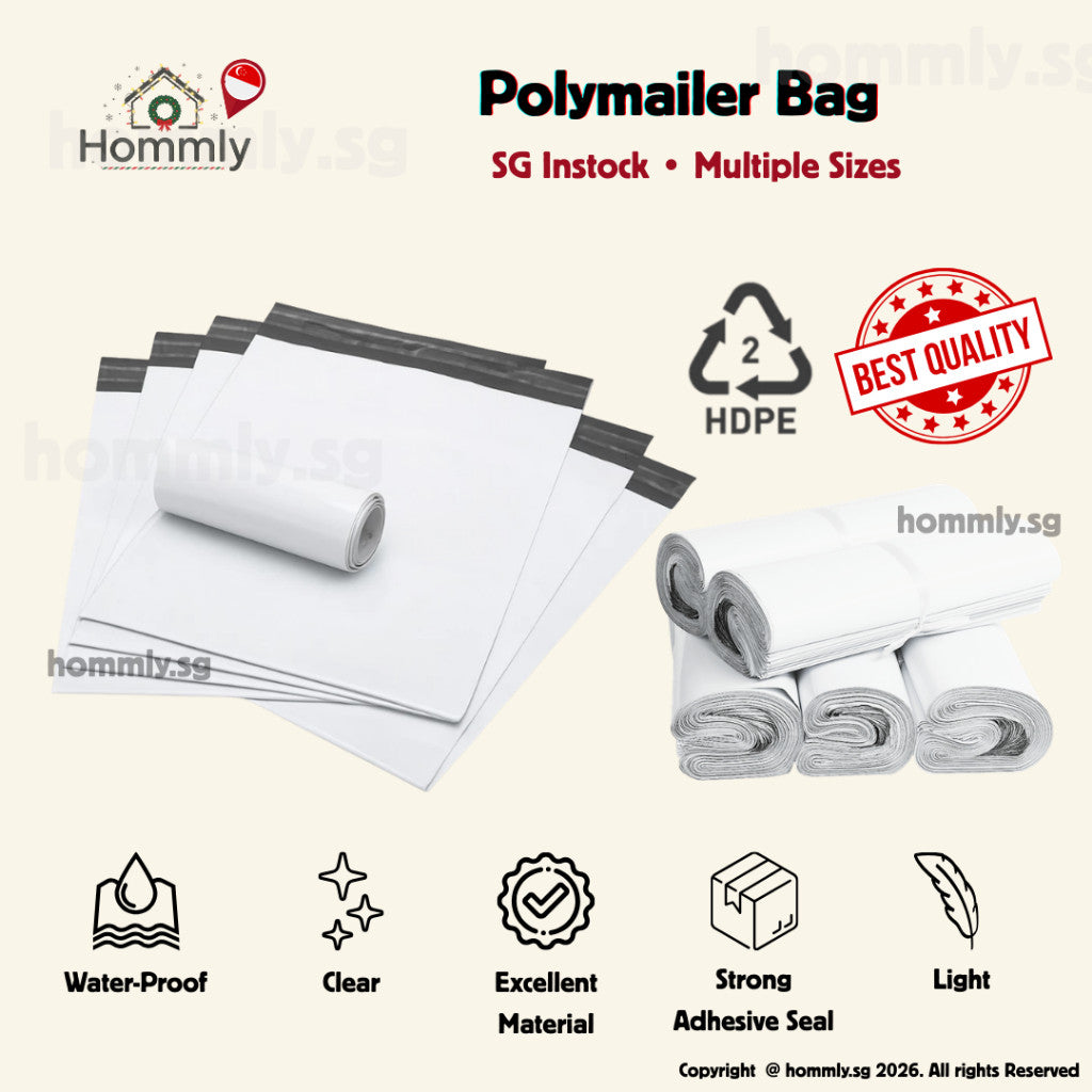 [Hommly SG Instock] Polymailer Bag | Mailer Bag | Poly Mailer | Polymailers | Mailing Bag | Courier Bag | Packing Bag