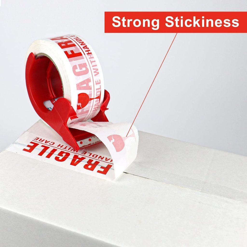 [Hommly SG Instock] 150M | Fragile Tape | Adhesive Tape | OPP Tape | Fragile Sticker | Packing Tape | Packaging Tap