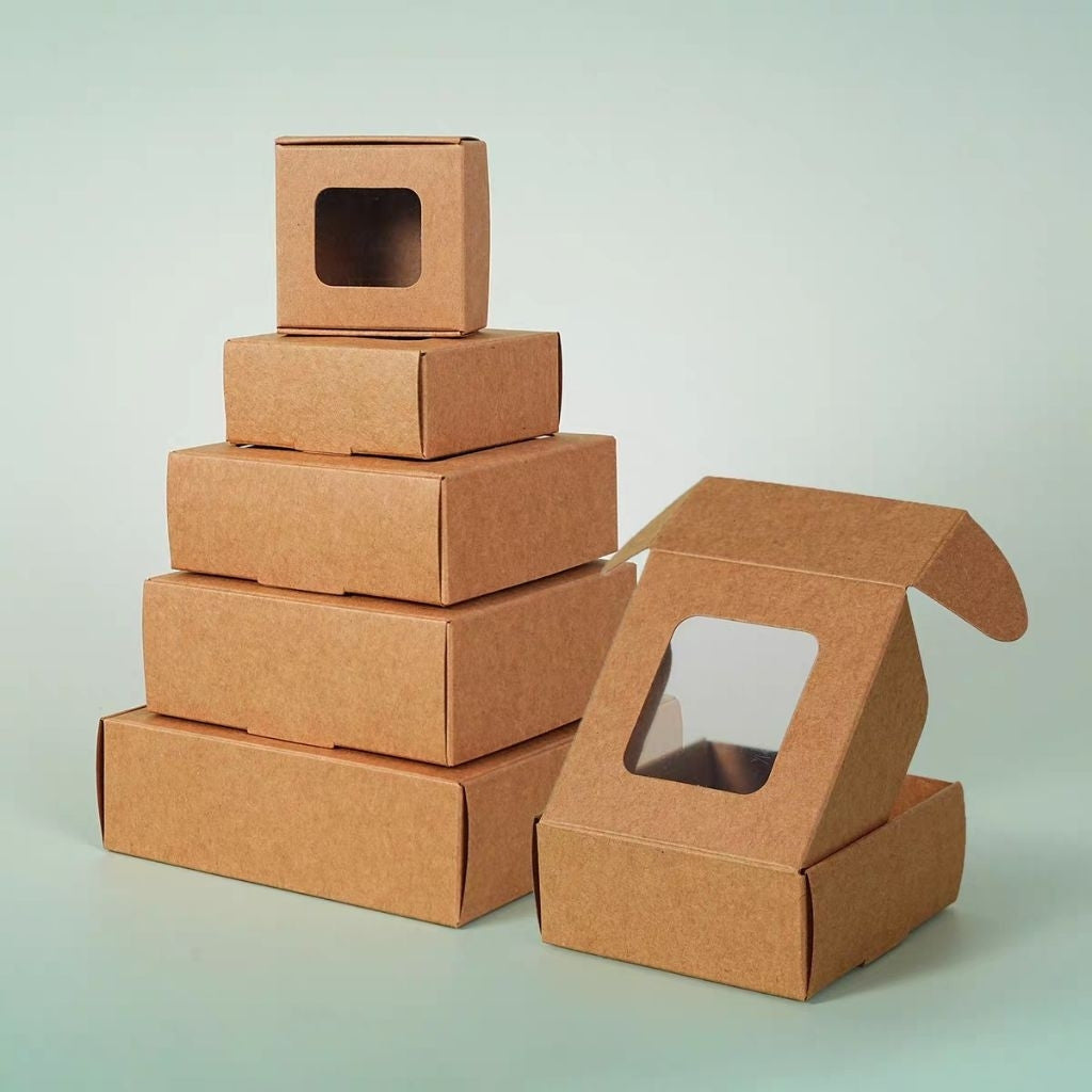 [Hommly SG Instock] Small Window Packaging Box For Individual Baked Good (Not suitable for cake)/Gift Packing Box