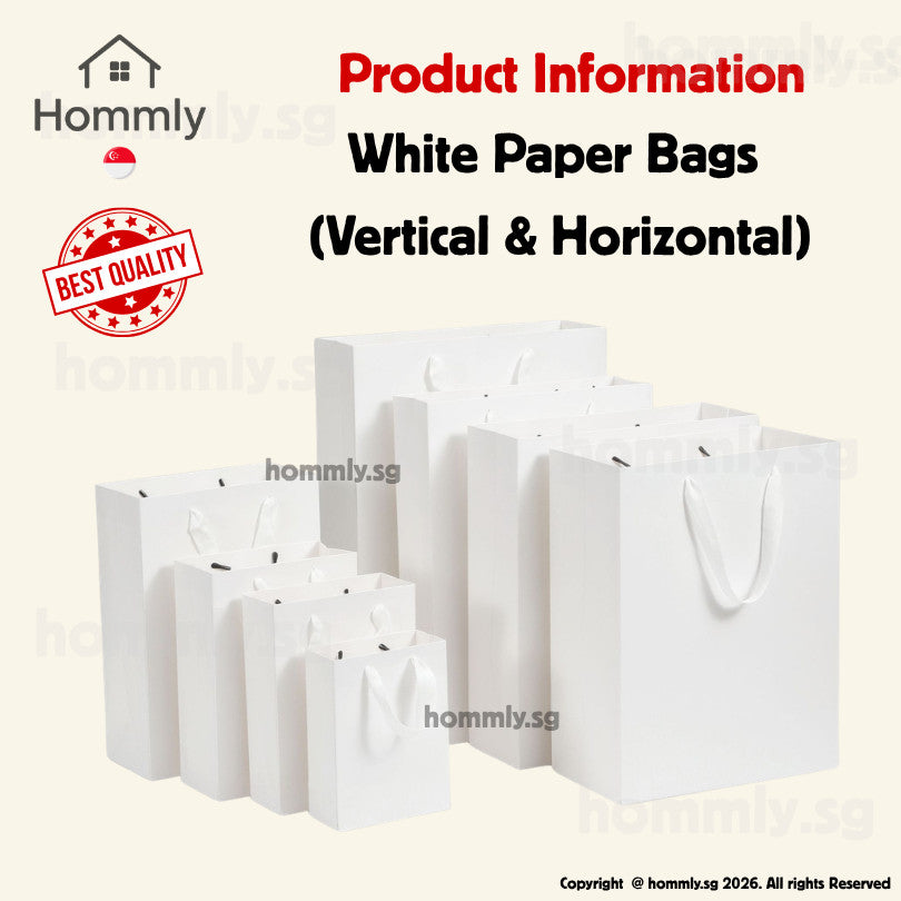 [Hommly SG Instock] Premium Kraft Paper Bag | Brown Paper Bag | Gift Paper bag | Gift Bag for Present | CNY Gift Bags