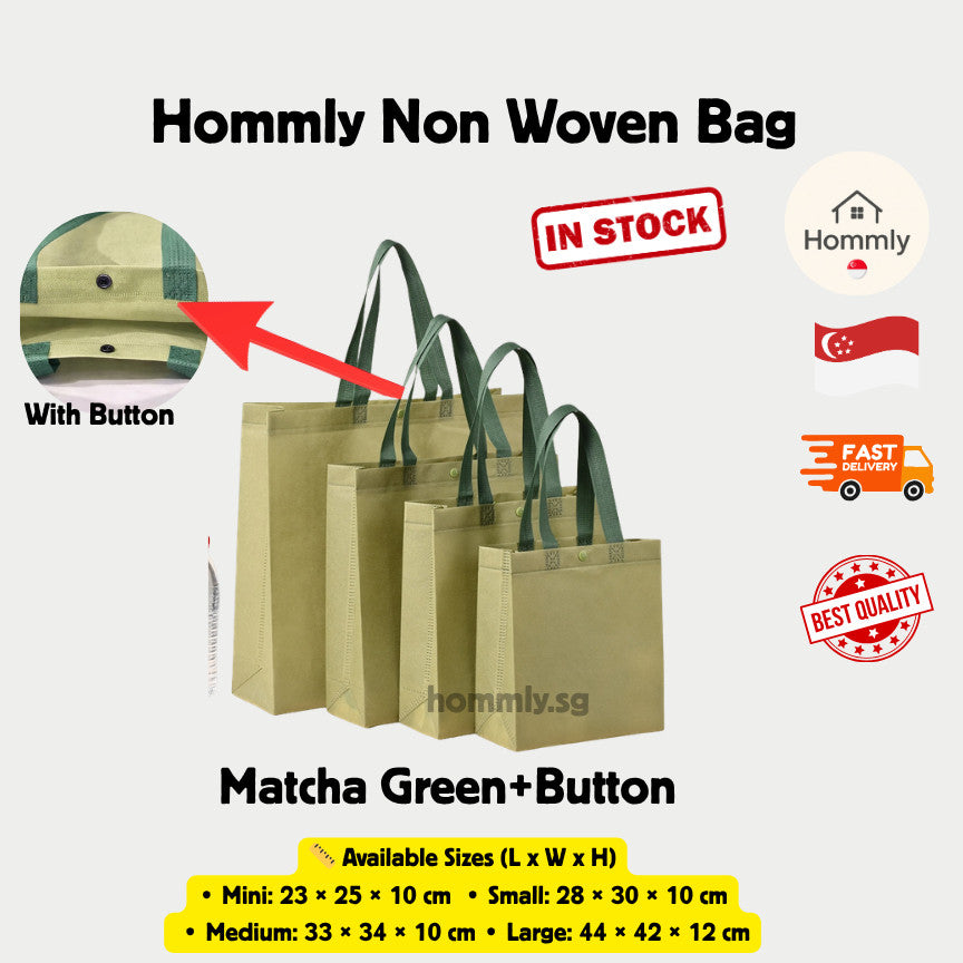 [Hommly SG Instock] Non Woven Bag Recycling Bag Gift Bag CNY Chinese new year not Paper bag Reusable Shopping Bag Door