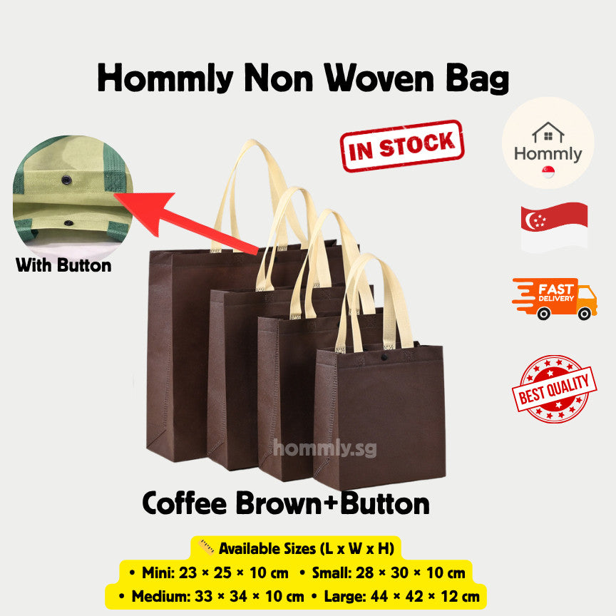 [Hommly SG Instock] Non Woven Bag Recycling Bag Gift Bag CNY Chinese new year not Paper bag Reusable Shopping Bag Door