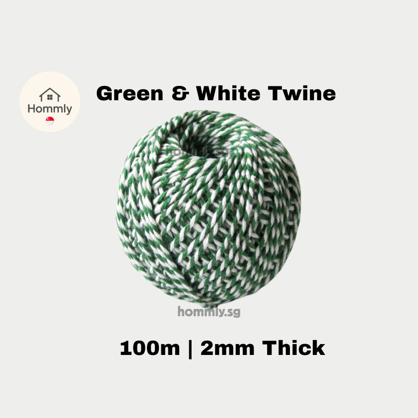 [Hommly SG Instock] 2mm x 10m | 100m Natural Brown Hemp Twine String | Dumpling | Kitchen Rope | String for Present