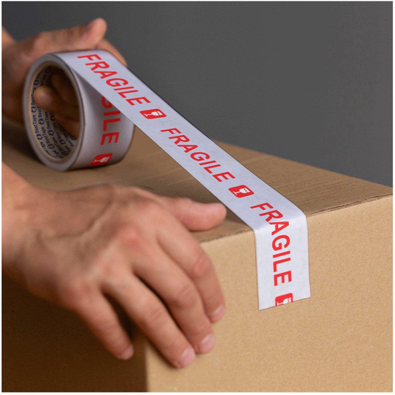 [Hommly SG Instock] 150M | Fragile Tape | Adhesive Tape | OPP Tape | Fragile Sticker | Packing Tape | Packaging Tap