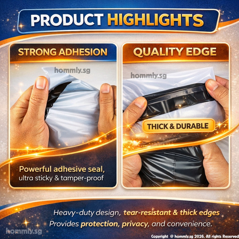 [Hommly SG Instock] Polymailer Bag | Mailer Bag | Poly Mailer | Polymailers | Mailing Bag | Courier Bag | Packing Bag