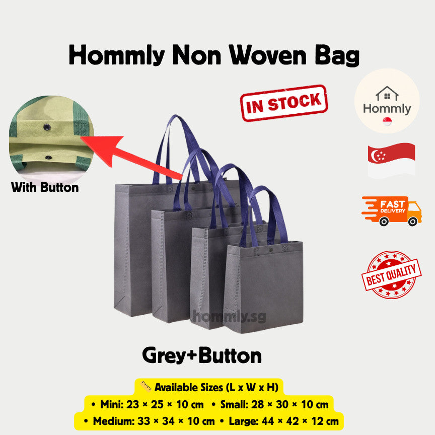 [Hommly SG Instock] Non Woven Bag Recycling Bag Gift Bag CNY Chinese new year not Paper bag Reusable Shopping Bag Door