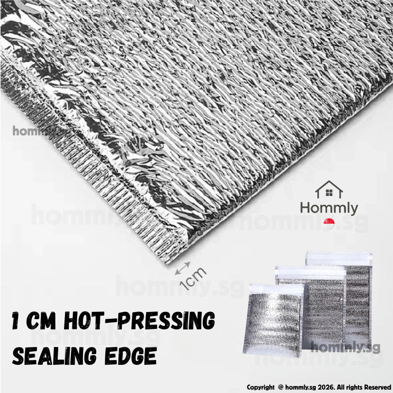 [Hommly SG Instock] Aluminium Foil Bag | Thermal Bag | Cooler Insulated Bag | Food Delivery Bag
