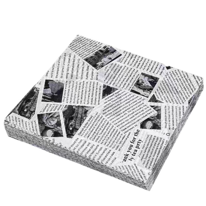 [Hommly SG Instock] 50pcs Greaseproof Paper/Oil absorbing Paper Ready Cut Precut Size/Food Packaging Paper