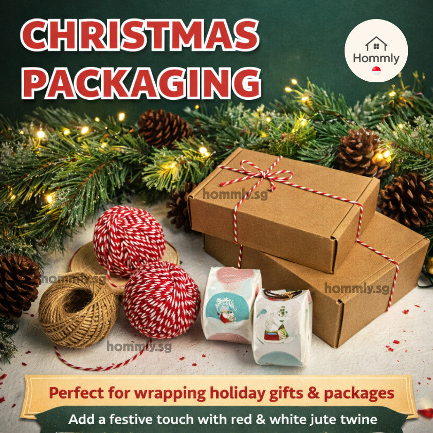 [Hommly SG Instock] 2mm x 10m | 100m Natural Brown Hemp Twine String | Dumpling | Kitchen Rope | String for Present