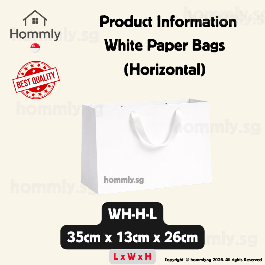[Hommly SG Instock] Premium Kraft Paper Bag | Brown Paper Bag | Gift Paper bag | Gift Bag for Present | CNY Gift Bags