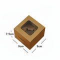 [Hommly SG Instock] 1/2/4/6/8/12/24 Cavities Window Cupcake Box/Muffin Box/Cake Box/Cupcake Liner