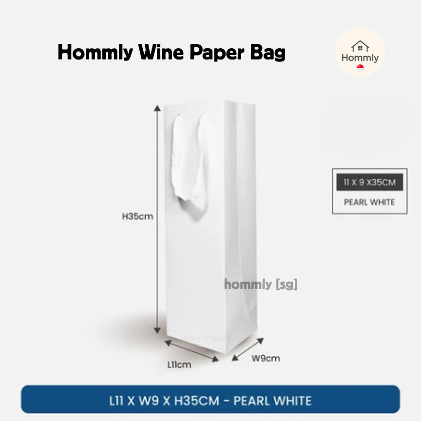 [Hommly SG Instock] Wine Paper Bag | Kraft Bottle Bag | Wine Gift Bag | Wine Bottle Carry Bag | Wine Bag | Christmas Bag