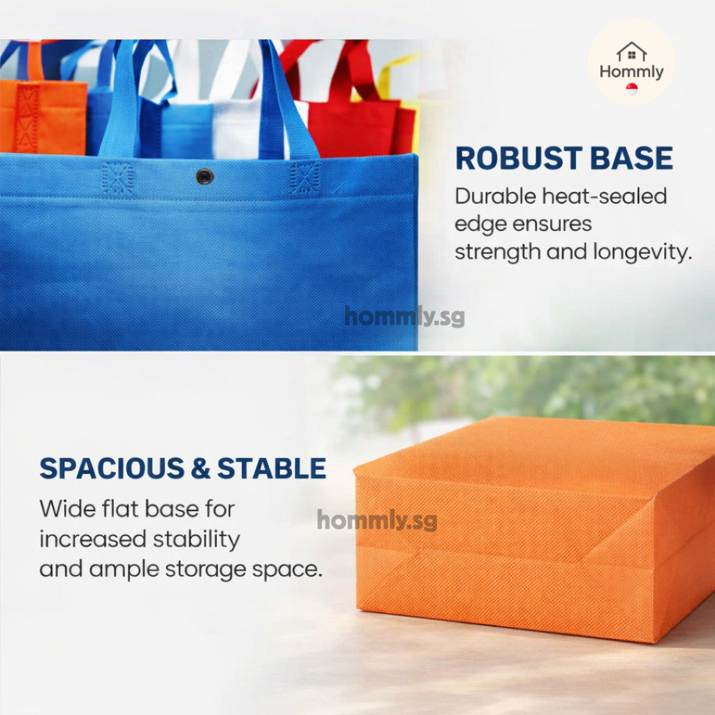 [Hommly SG Instock] Non Woven Bag Recycling Bag Gift Bag CNY Chinese new year not Paper bag Reusable Shopping Bag Door