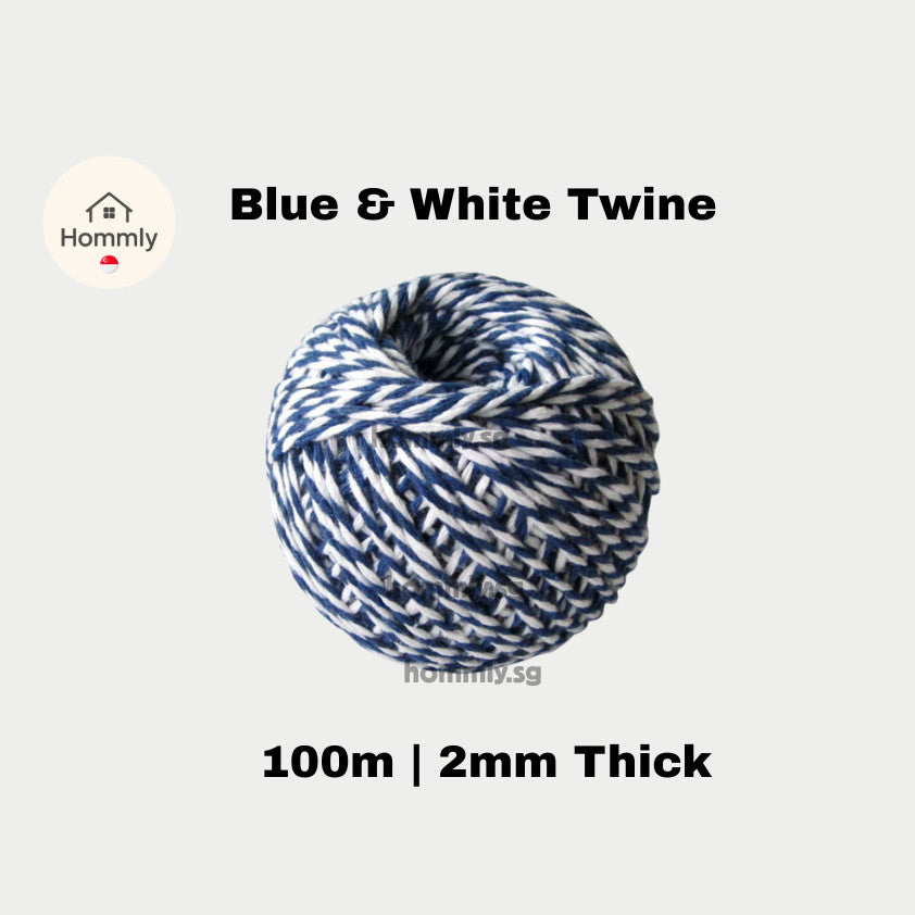 [Hommly SG Instock] 2mm x 10m | 100m Natural Brown Hemp Twine String | Dumpling | Kitchen Rope | String for Present
