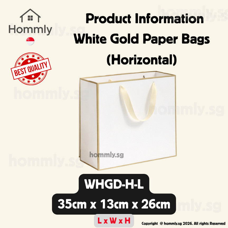 [Hommly SG Instock] Premium Kraft Paper Bag | Brown Paper Bag | Gift Paper bag | Gift Bag for Present | CNY Gift Bags